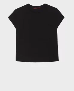 Tops|Comptoir des Cotonniers T-Shirt Ample En Coton 4216 Black_Beauty