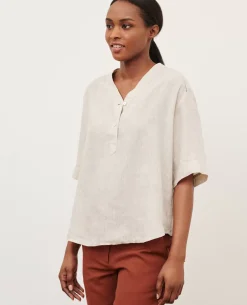 Blouses & Chemises|Comptoir des Cotonniers Tunique Ample En Lin 0305 Natural