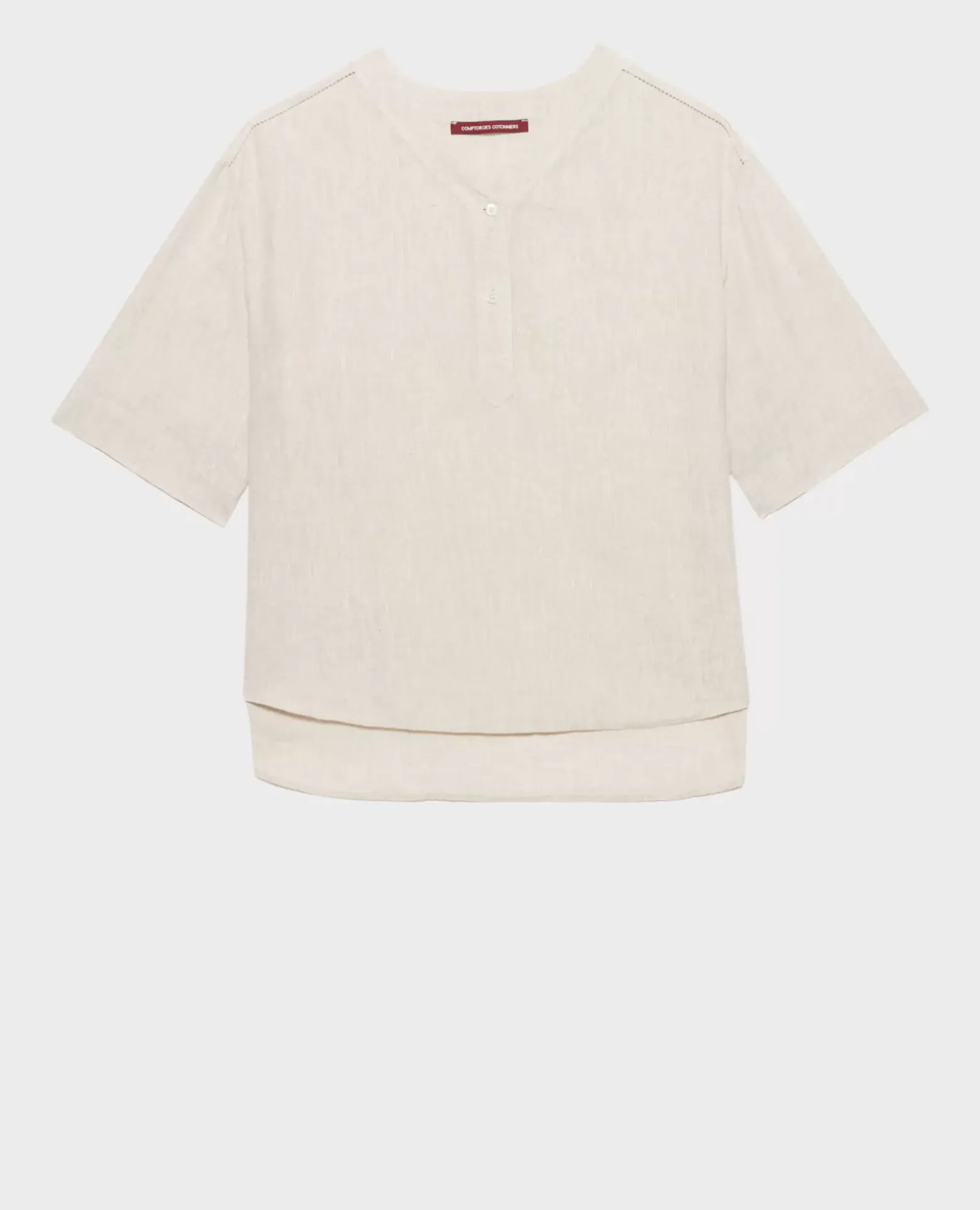 Blouses & Chemises|Comptoir des Cotonniers Tunique Ample En Lin 0305 Natural