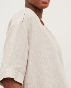 Blouses & Chemises|Comptoir des Cotonniers Tunique Ample En Lin 0305 Natural