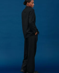 Vestes & Trenchs|Comptoir des Cotonniers Veste De Blazer En Laine 4216 Black_Beauty