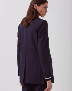 Vestes & Trenchs|Comptoir des Cotonniers Veste En Laine 7012C 69 Navy