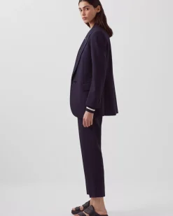 Vestes & Trenchs|Comptoir des Cotonniers Veste En Laine 7012C 69 Navy