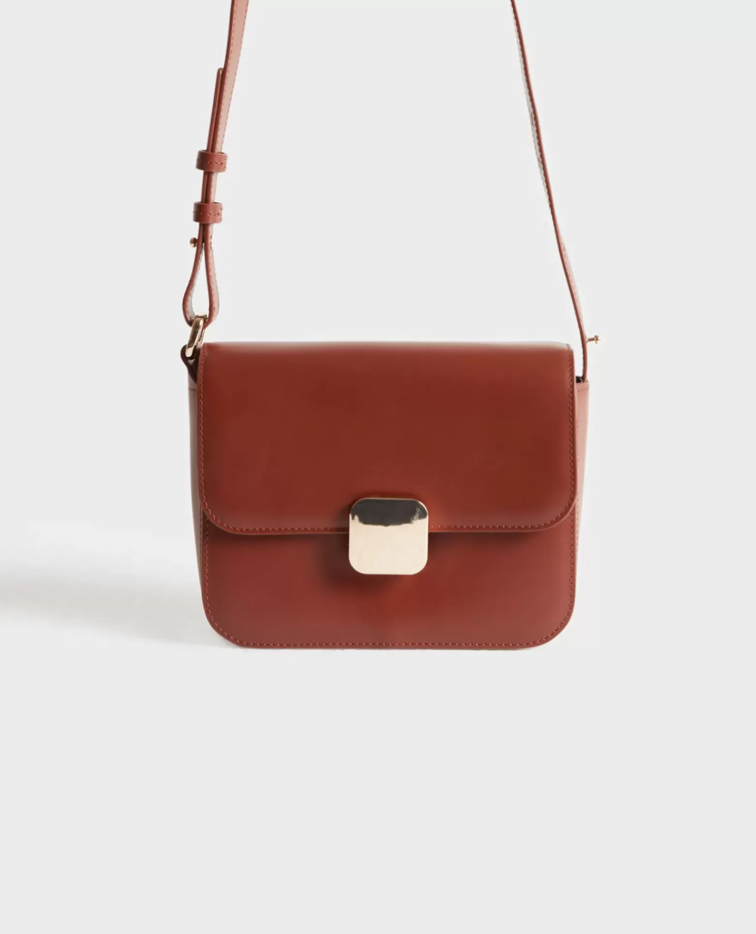 Sacs|Comptoir des Cotonniers Vic - Sac Boite En Cuir 4024 Camel