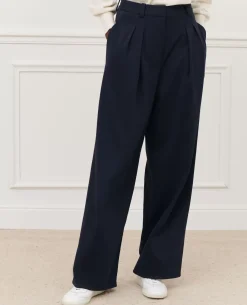 Pantalons|Comptoir des Cotonniers Yvonne - Pantalon Ample 7012C 69 Navy