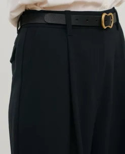 Pantalons|Comptoir des Cotonniers Yvonne - Pantalon Ample 4216 Black_Beauty