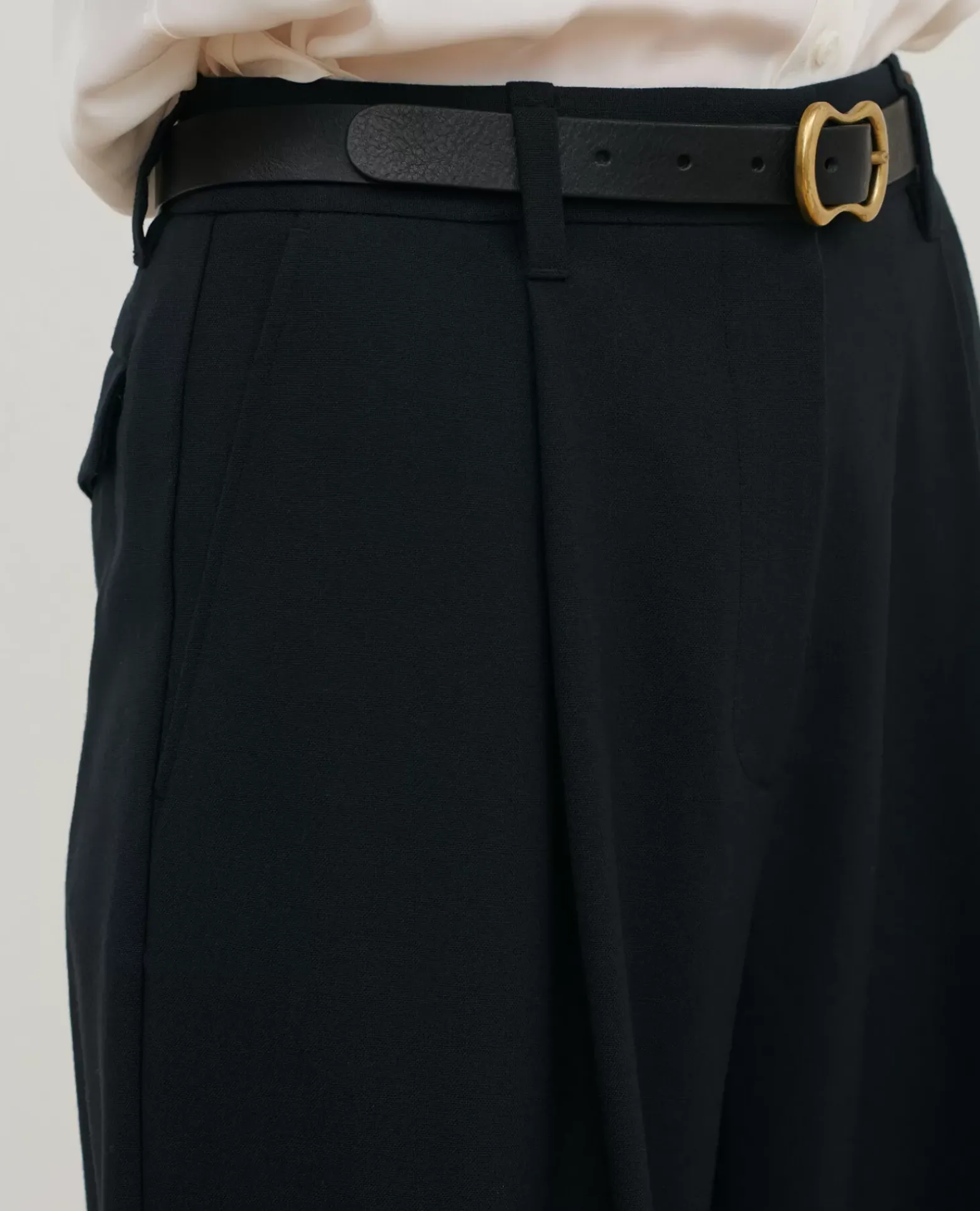Pantalons|Comptoir des Cotonniers Yvonne - Pantalon Ample 4216 Black_Beauty