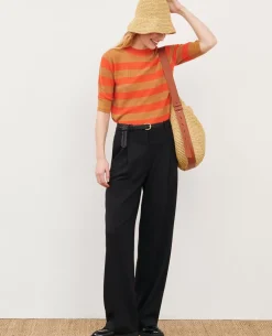 Pantalons|Comptoir des Cotonniers Yvonne - Pantalon Ample 8853 09 Black