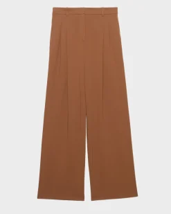 Pantalons|Comptoir des Cotonniers Yvonne - Pantalon Ample 0341 Cofee Liqueur